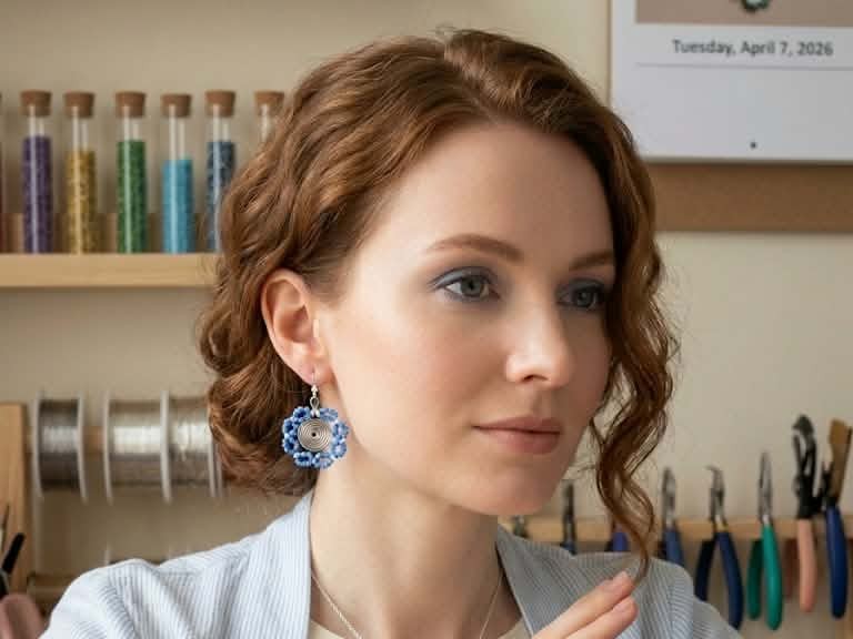 boucles d’oreilles spirales colorées – fait main avec amour boucles d’oreilles spirales colorées – fait main avec amour