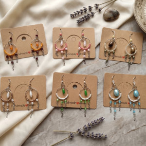 boucles d'oreilles artisanales créations uniques